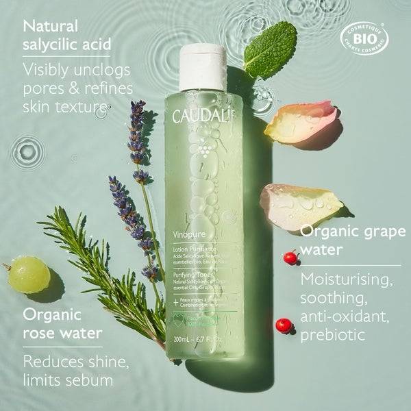 Caudalie Vinopure Reinigendes Gesichtswasser 200ml Weihnachtsangebot
