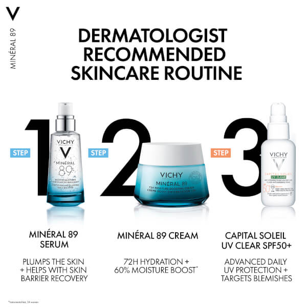 Vichy Mineral 89 Hyaluronic Acid Booster Serum 75ml Lagerräumung