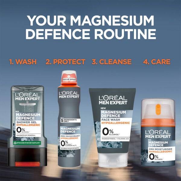 L'Oréal Paris Men Expert Sensitive Skin Face Wash Facial Cleanser 100ml Vierteljährliche Förderung