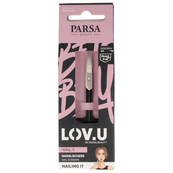 Parsa Beauty PARSA Beauty LOV.U Nagelschere gebogen, schwarz Black Friday Preise