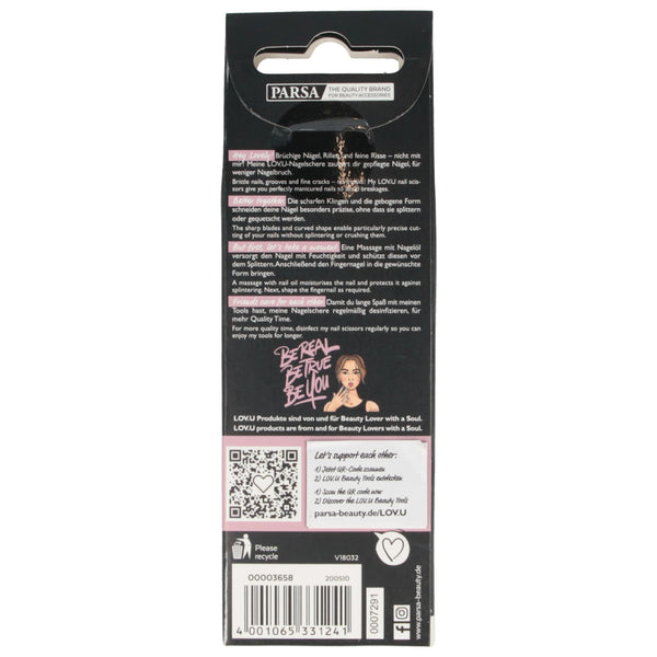 Parsa Beauty PARSA Beauty LOV.U Nagelschere gebogen, schwarz Black Friday Preise