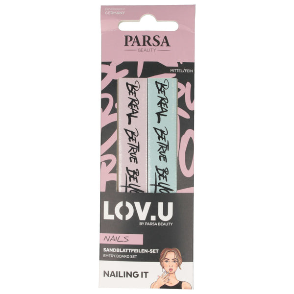 Parsa Beauty PARSA Beauty LOV.U Sandblattfeilen-Set im Angebot