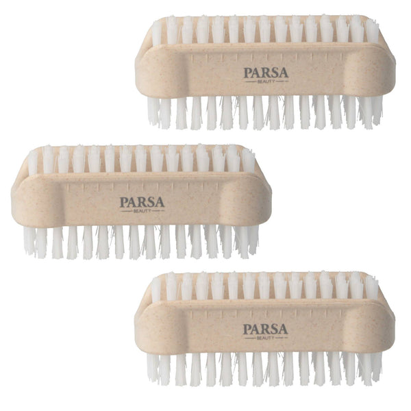 Parsa Beauty 3er Pack PARSA Beauty Nature Love Nagelbürste Handwaschbürste, doppelseitige Nagelbürste in beige Günstig kaufen