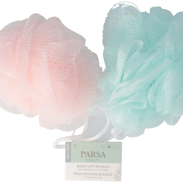 Parsa Beauty PARSA Beauty Badetuff in rosa und blau Saisonale Angebote