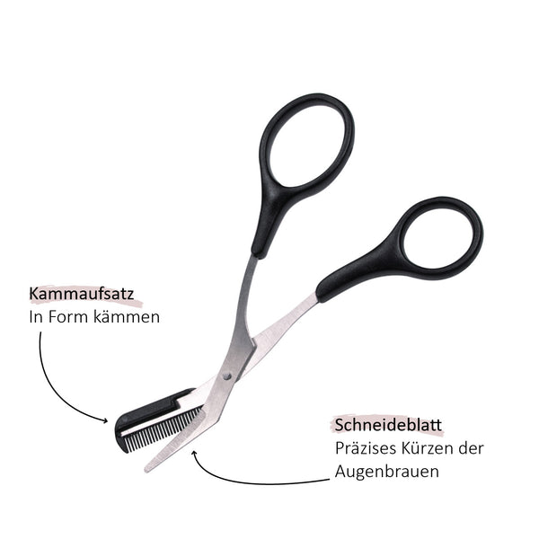 Parsa Beauty PARSA Beauty Augenbrauenschere mit Kamm Exklusivangebot