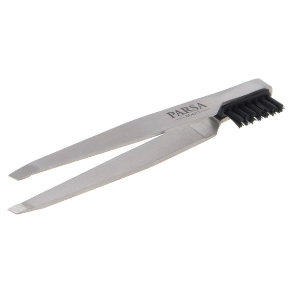 Parsa Beauty PARSA Beauty Pinzette mit Augenbrauenbürstchen, 2in1 VIP-Rabatte
