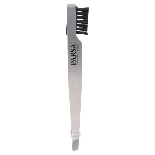 Parsa Beauty PARSA Beauty Pinzette mit Augenbrauenbürstchen, 2in1 VIP-Rabatte