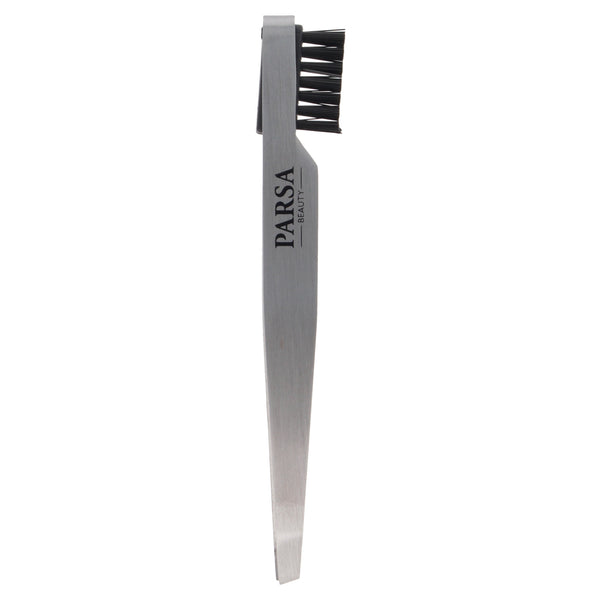 Parsa Beauty PARSA Beauty Pinzette mit Augenbrauenbürstchen, 2in1 VIP-Rabatte