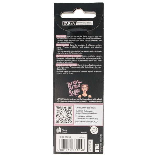 Parsa Beauty PARSA Beauty LOV.U Pinzette schräg, rosa Kostenlose Rückgabe