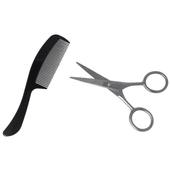 Parsa Beauty PARSA Beauty Black Edition Bart-Set - Schere und Kamm Super Rabatt