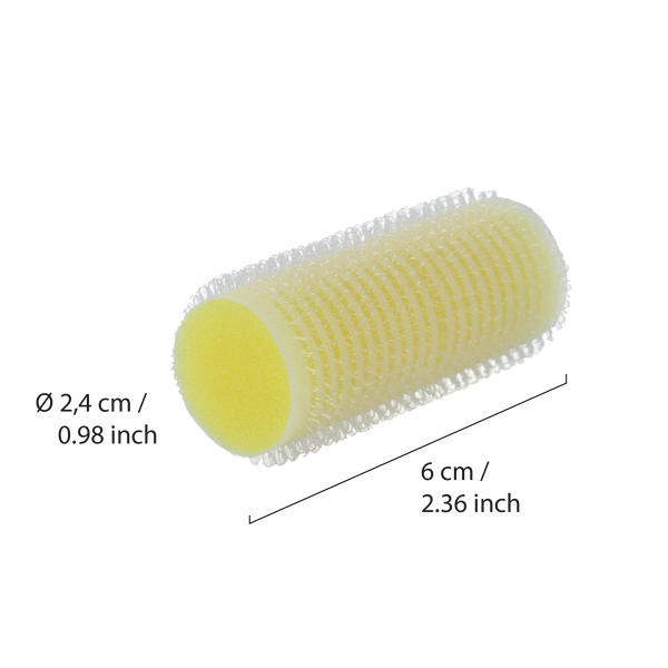 Parsa Beauty PARSA Beauty Softlockenwickler selbsthaftende Lockenwickler 24mm gelb, 4 Stück Blitzverkäufe