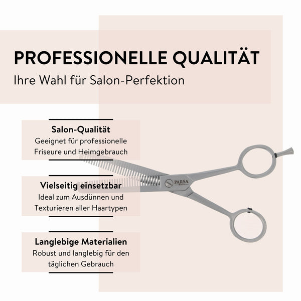 Parsa Beauty PARSA Beauty Effilierschere mit Fingerhaken Fabrikpreis
