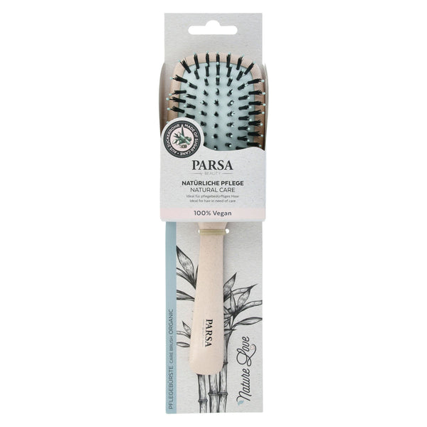 Parsa Beauty PARSA Beauty Pflegebürste Organic vegane Haarbürste groß oval in beige Begrenztes Angebot