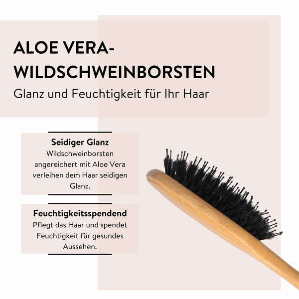 Parsa Beauty PARSA Beauty Bambus Pflegebürste groß oval mit Mischborsten aus FSC® -zertifiziertem Bambus Jubiläumsangebot