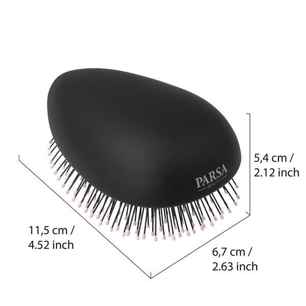 Parsa Beauty PARSA Beauty Entwirrbürste Compact Styler Haar Entwirrer in schwarz Tiefpreis