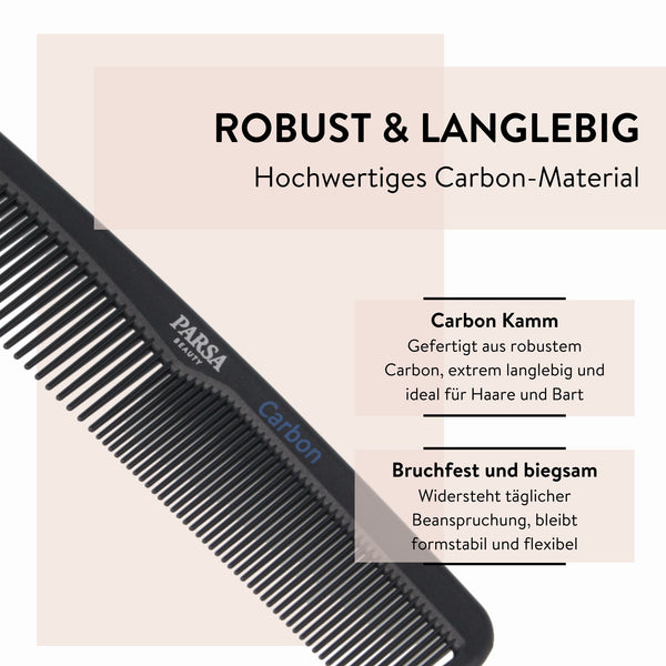 Parsa Beauty PARSA Beauty Carbon Frisierkamm Letzte 2 Tage