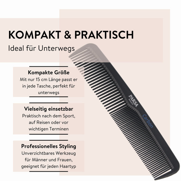 Parsa Beauty PARSA Beauty Carbon Frisierkamm Letzte 2 Tage