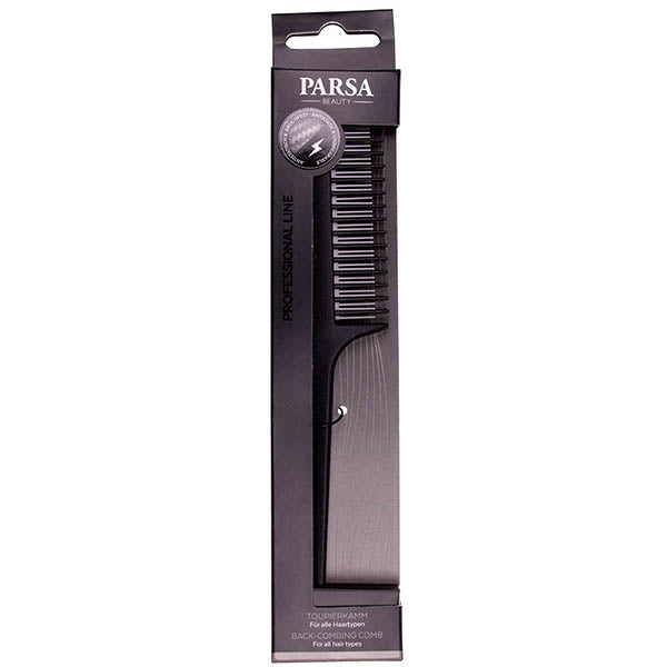 Parsa Beauty PARSA Beauty Professional Toupierkamm mit 3-reihiger Zahnung grau Bis zu 65% Rabatt