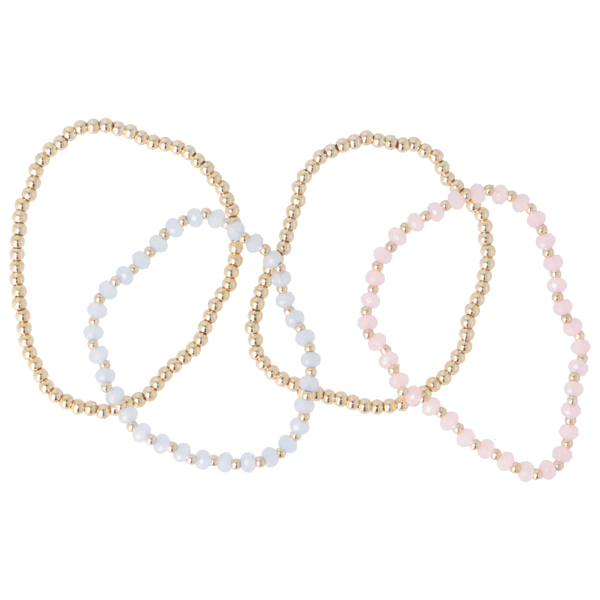 Parsa Beauty That's me by PARSA Beauty Armbandset in gold mit blauen und rosanen Perlen Outlet