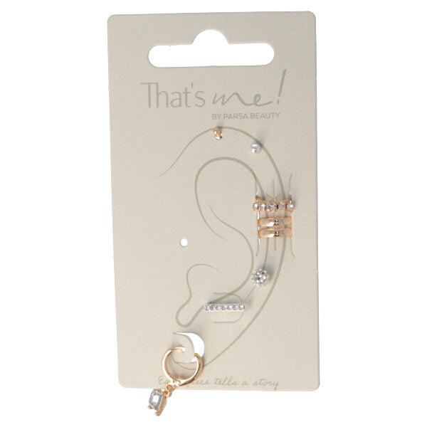 Parsa Beauty That's me by PARSA Beauty Mehrfachohrstecker mit Strass in Gold und Silber Angebote
