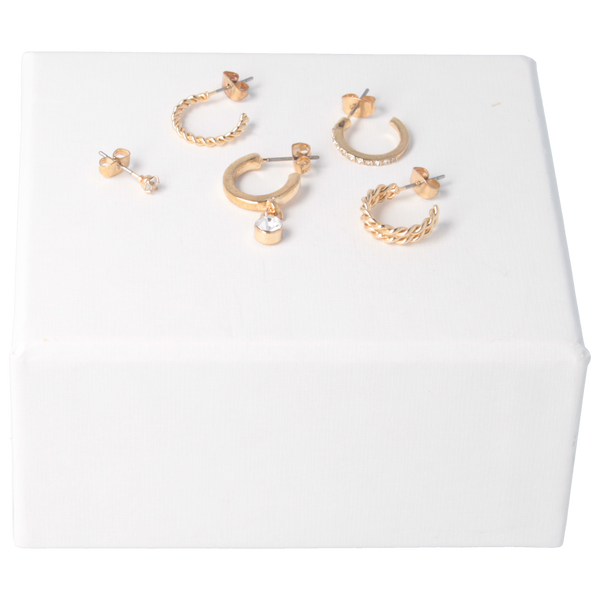 Parsa Beauty That's me by PARSA Beauty Mehrfachohrstecker mit Strass in Gold im Angebot