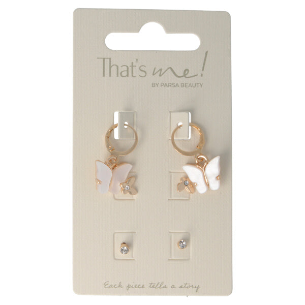 Parsa Beauty That's me by PARSA Beauty Ohrring-Set mit lieblichen Schmetterlingsdetails Meist gekauft