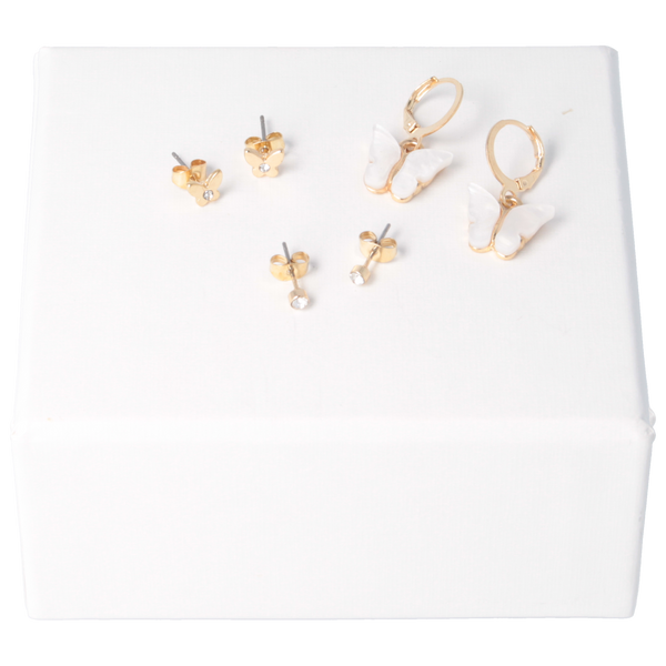 Parsa Beauty That's me by PARSA Beauty Ohrring-Set mit lieblichen Schmetterlingsdetails Meist gekauft