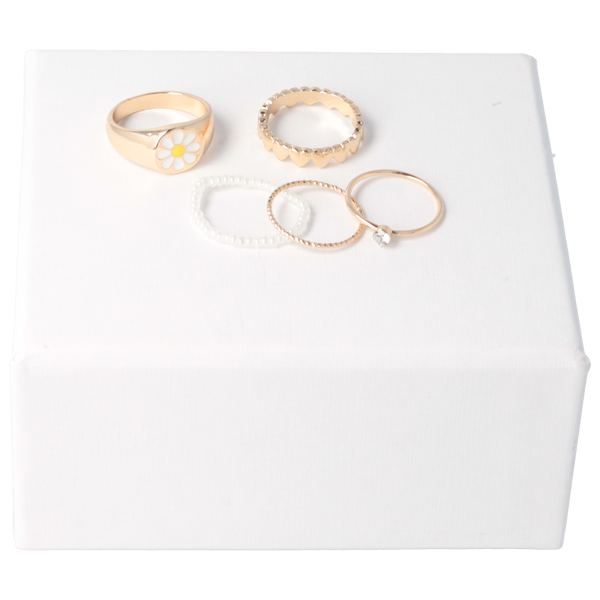 Parsa Beauty That's me by PARSA Beauty Ringset in Gold mit zeitlosen Design Blitzverkäufe