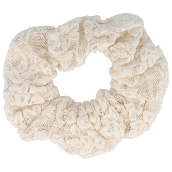 Parsa Beauty PARSA Beauty Scrunchie aus hellem Spitzenstoff und innenliegendem Curly Loop Saisonschlussverkauf