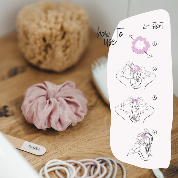 Parsa Beauty PARSA Beauty The Scrunchie Bella Rosie mit innovativen Biteys Lagerräumung
