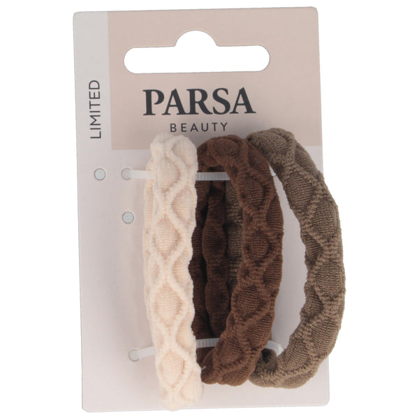 Parsa Beauty PARSA Beauty Haargummi strukturiert mehrfarbig 5,5cm 3Stk Letzte 3 Tage