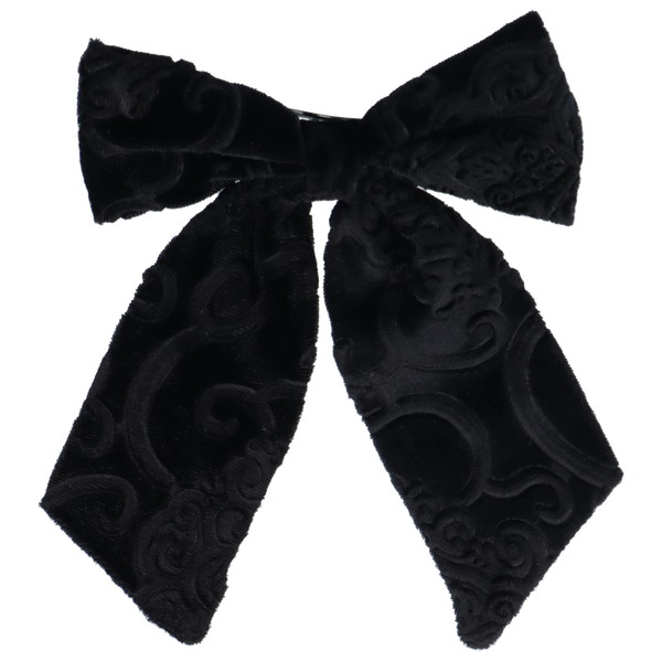 Parsa Beauty PARSA Beauty Schleife Patentspange mit schwarzer Schleifenapplikation Sonderangebot der Fabrik