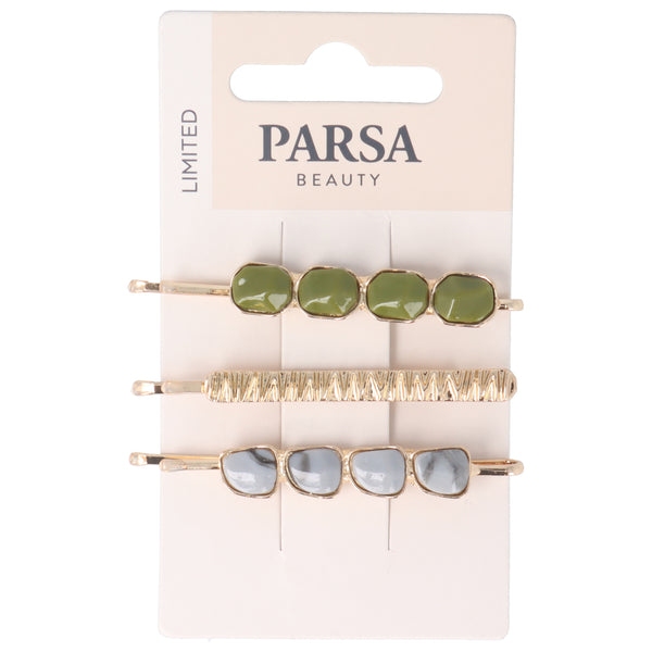 Parsa Beauty PARSA Beauty Haarklemme Steine grün 3Stk Kostenloser Versand international