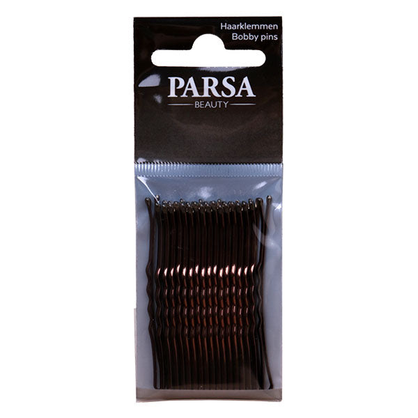 Parsa Beauty PARSA Beauty Haarklemmen 60mm, gewellt, braun 18Stk Im Verkauf