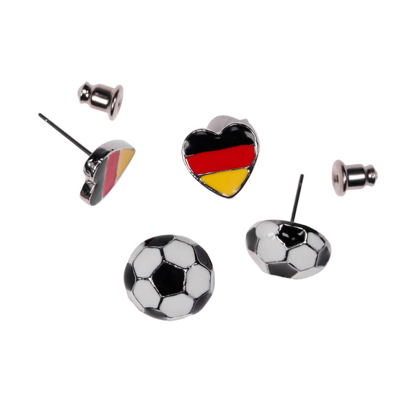 Parsa Beauty PARSA Beauty Deutschland Fanartikel Set Haarband, Schleife, Ohrringe, Scrunchies für EM und WM Verkauf