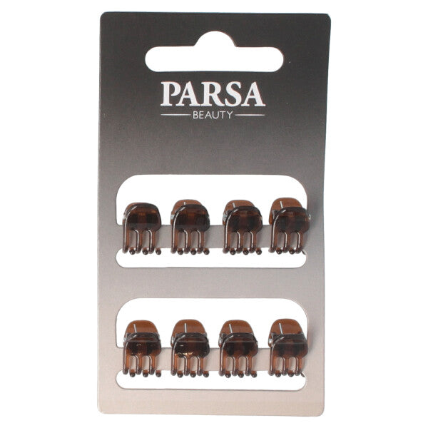 Parsa Beauty PARSA Beauty Haarklammer klein braun shiny 8Stk Kostenloser Versand