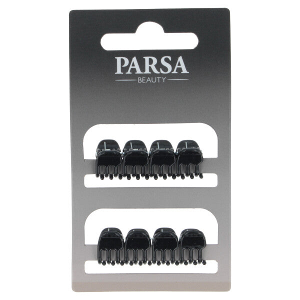 Parsa Beauty PARSA Beauty Haarklammer klein schwarz shiny 8Stk Sonderangebot