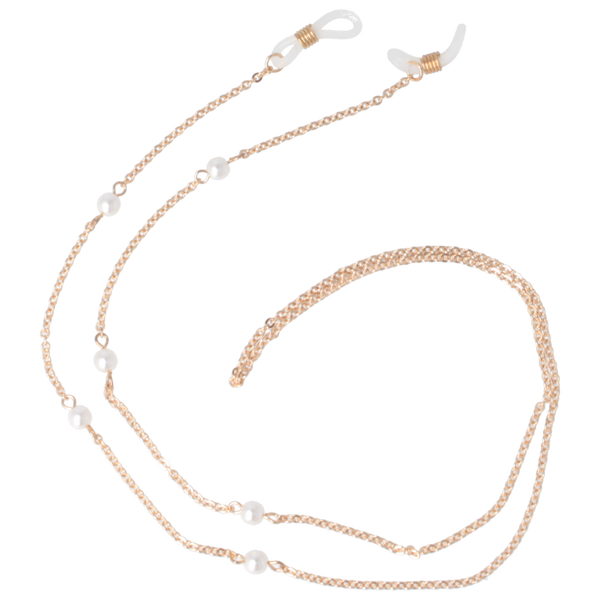 Parsa Beauty That's me by PARSA Beauty Sonnenbrillenkette in Gold mit Perlendetails Weihnachtsangebot