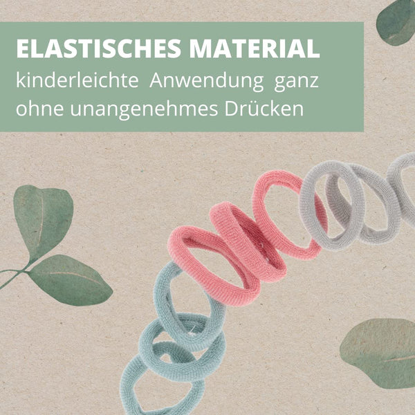 Parsa Beauty PARSA Beauty Nature Kids Haargummi gerippt mit Bambusviskose, 9 Stk Muttertagsangebot