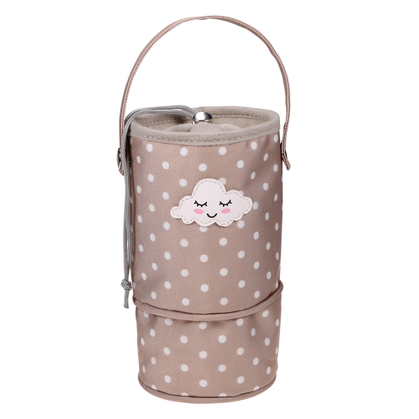 Parsa Beauty PARSA Baby Isolierflasche beige mit Wolkenstickerei 1Stk Zeitlich begrenztes Angebot