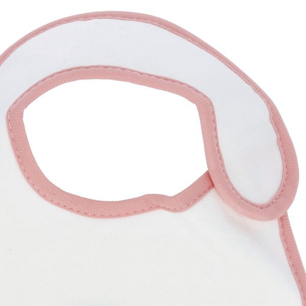 Parsa Beauty PARSA Baby Babylatz weiß mit rosa Bodüre 1Stk Große Rabatte