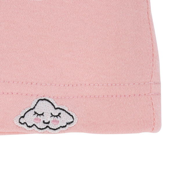 Parsa Beauty PARSA Baby Mütze rosa mit Öhrchen und Wölkchenstickerei 1Stk Bestseller