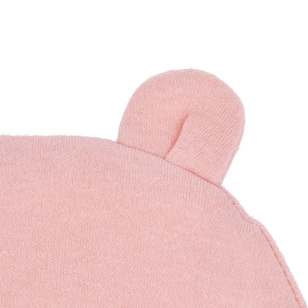 Parsa Beauty PARSA Baby Mütze rosa mit Öhrchen und Wölkchenstickerei 1Stk Bestseller