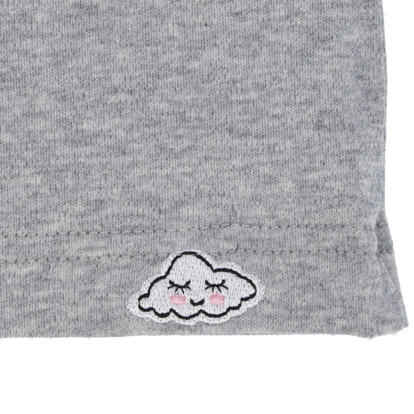Parsa Beauty PARSA Baby Mütze grau mit Öhrchen und Wölkchenstickerei 1 Stk Saisonale Angebote