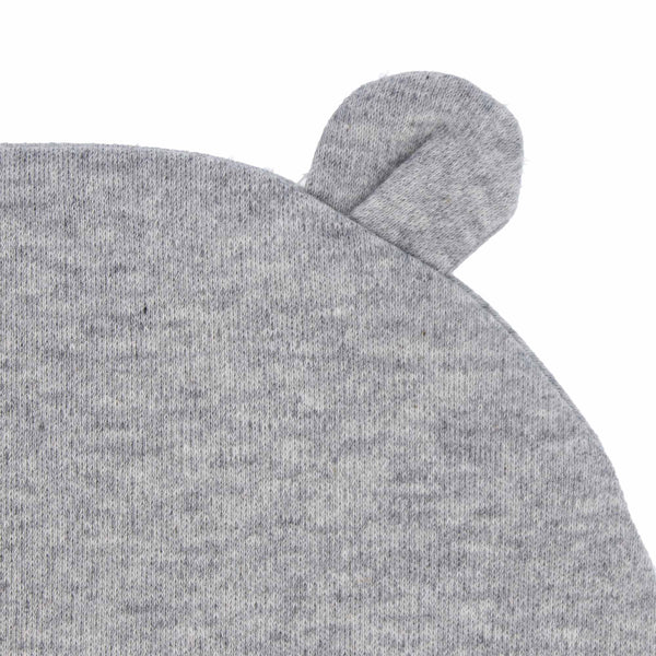 Parsa Beauty PARSA Baby Mütze grau mit Öhrchen und Wölkchenstickerei 1 Stk Saisonale Angebote