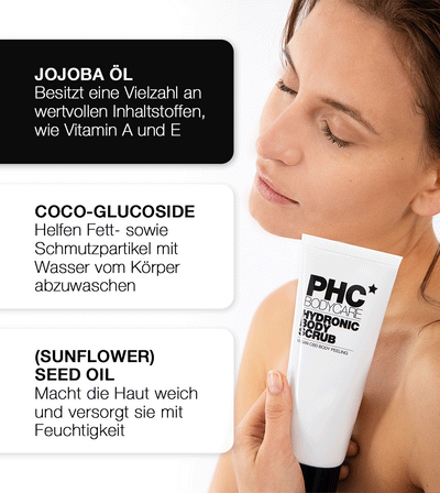 PHC Skincare HYDRONIC BODY SCRUB 50% Rabatt mit kostenlosem Versand