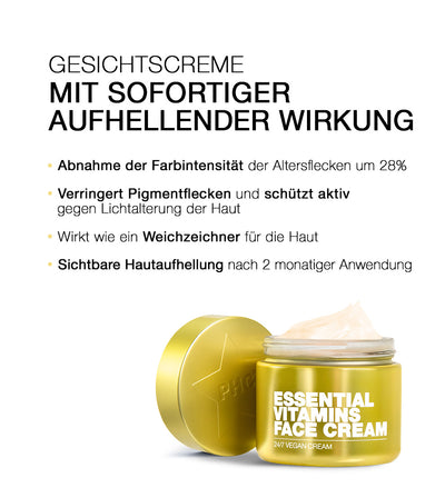 PHC Skincare ESSENTIAL VITAMINS FACE CREAM 24/7 50% Rabatt für begrenzte Zeit