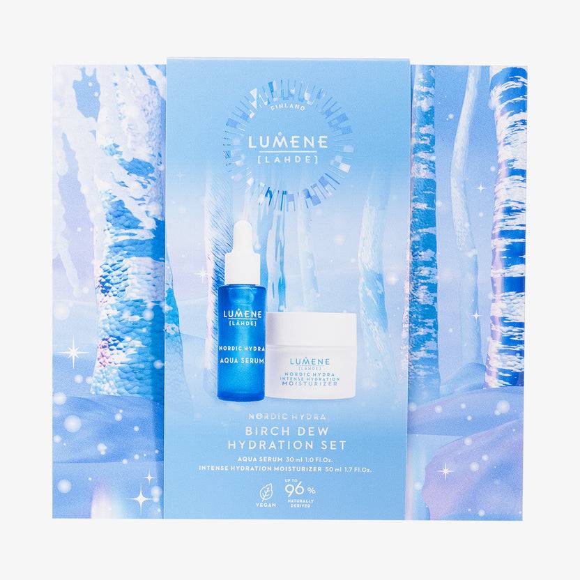 Lumene NORDIC HYDRA [LÄHDE] BIRCH DEW HYDRATION SET 2024 (80ml) Großer Ausverkauf