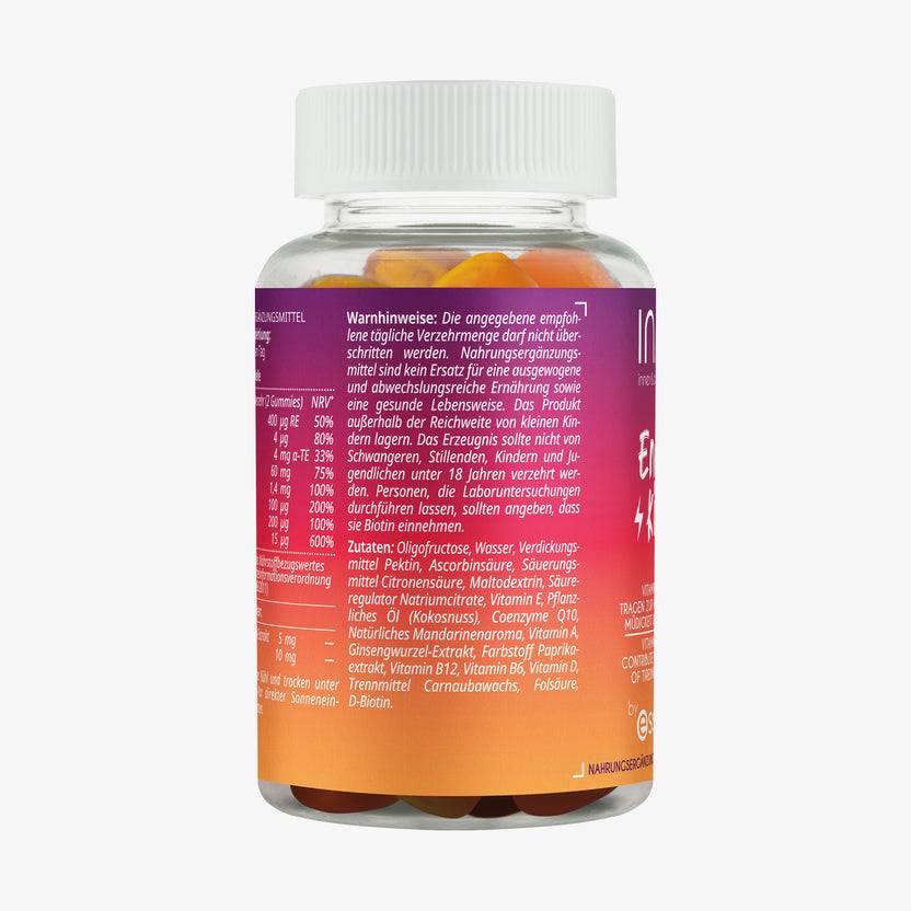 INAO by Essence Energy Kick Gummies (180g) Vierteljährliche Förderung