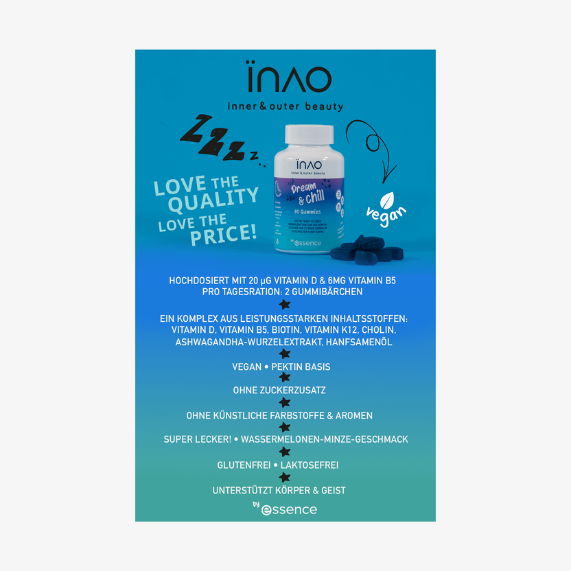INAO by Essence Dream And Chill Gummies (180g) Discount Store für neue Produkte